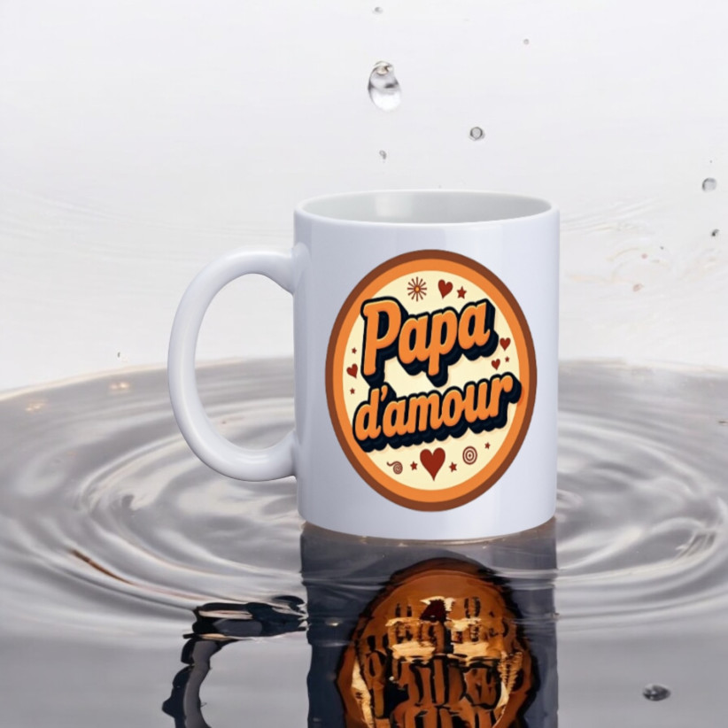 Mug, "Papa d'amour"