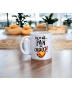 Mug, "Ici on dit... Pain au chocolat !!!"