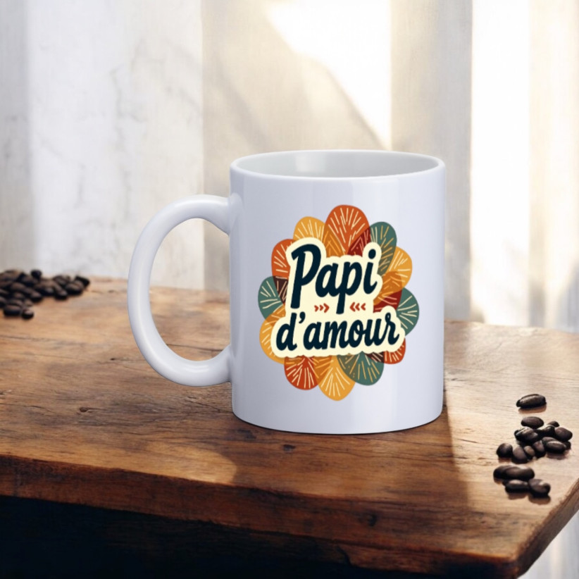 Mug, "Papi d'amour"
