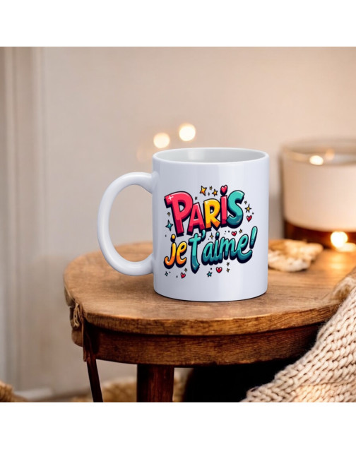 Mug, "Paris je t'aime !"