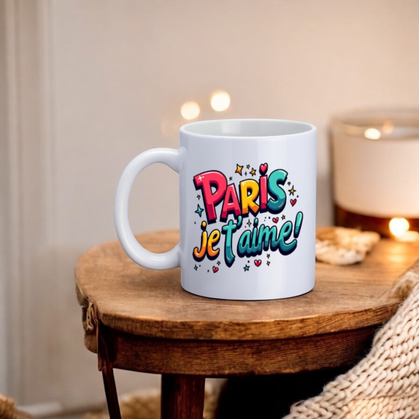 Mug, "Paris je t'aime !"