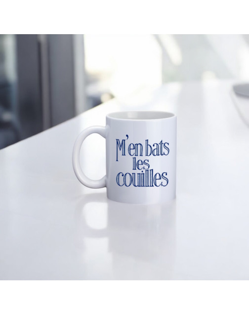 Mug, "M'en bats les couilles"