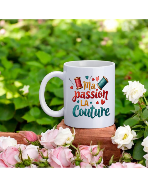 Mug, "Ma passion la couture"