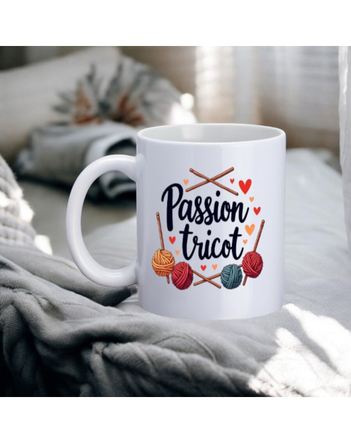 Mug, "Passion tricot"