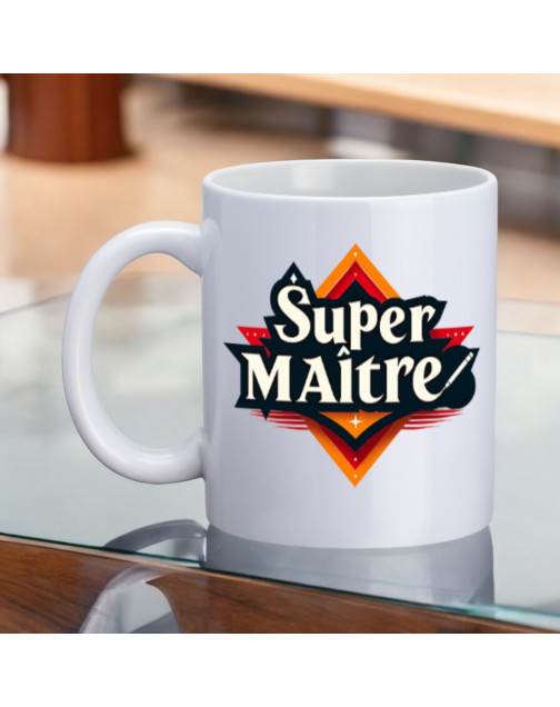 Mug, "Super maître"