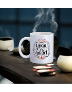 Mug, "Yoga addict"