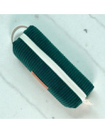 Trousse écolière, "Velours côtelé" sapin