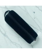 Trousse écolière, "Velours côtelé" noir