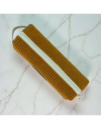 Trousse écolière, "Velours côtelé" camel