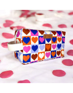 Trousse nomade M, "Love" écru