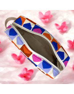 Trousse nomade S, "Love" écru