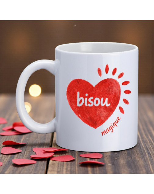 Mug, "Bisou magique"