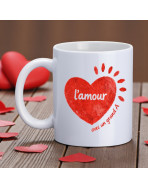 Mug, "L'amour avec un grand A"