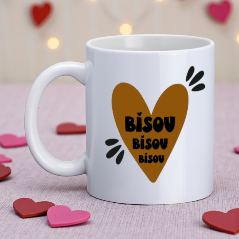 Mug, "Bisou bisou bisou (camel)"