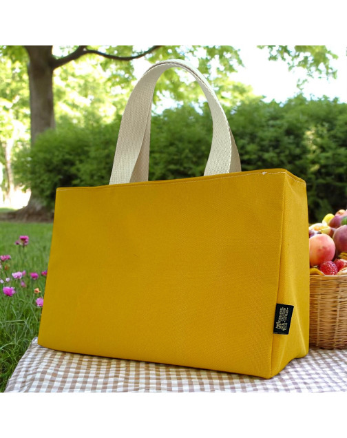 Sac isotherme S, "Brooklyn" moutarde