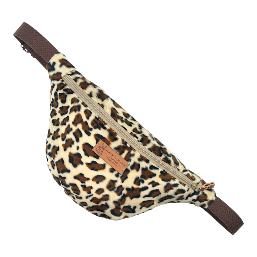 Sac banane, "Fourrure léopard"