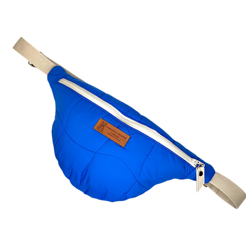 Sac banane, "Megève" bleu