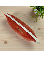 Trousse Ibiza, "Velours côtelé" terra