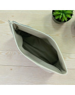 Trousse Ibiza, "Velours côtelé" taupe