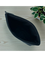 Trousse Ibiza, "Velours côtelé" noir