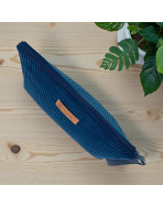 Trousse Ibiza, "Velours côtelé" marine
