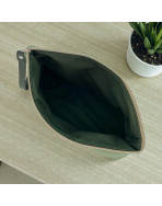 Trousse Ibiza, "Velours côtelé" kaki