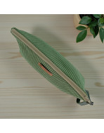 Trousse Ibiza, "Velours côtelé" kaki