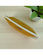 Trousse Ibiza, "Velours côtelé" camel