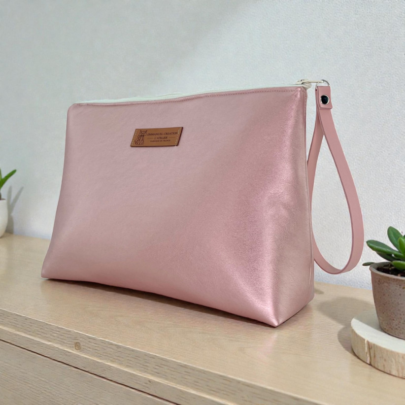 Trousse Ibiza, "Simili" rose