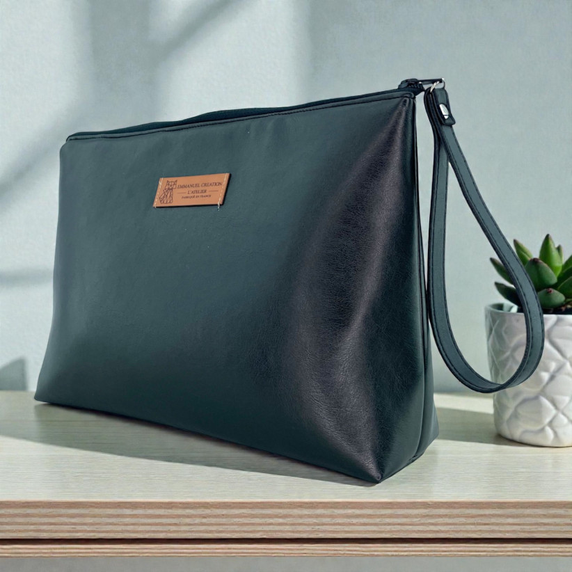 Trousse Ibiza, "Simili" noir