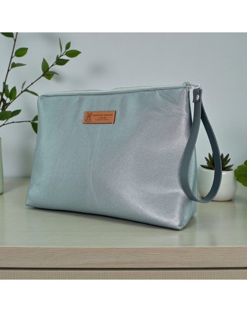 Trousse Ibiza, "Simili" argent