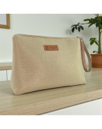 Trousse Ibiza, "Scintillant" sable