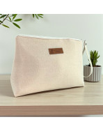 Trousse Ibiza, "Scintillant" écru