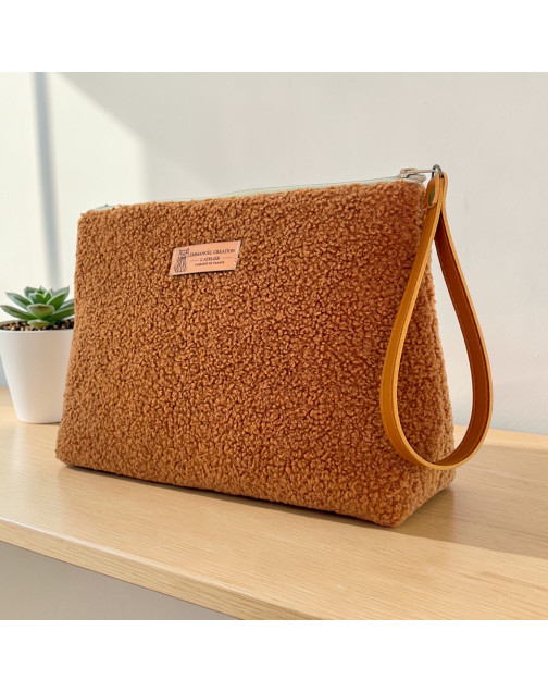 Trousse Ibiza, "Bouclette" terra