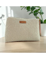 Trousse Ibiza, "Bouclette" sable