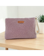 Trousse Ibiza, "Bouclette" rose