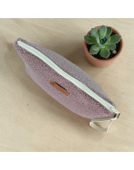 Trousse Ibiza, "Bouclette" rose
