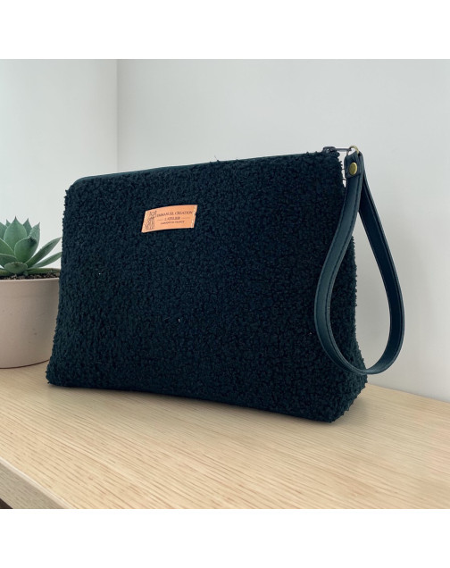Trousse Ibiza, "Bouclette" noir