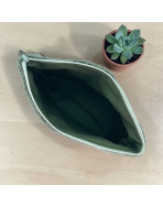 Trousse Ibiza, "Bouclette" kaki