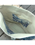 Sac cabas maxi Lucette, "Calédonie" marine