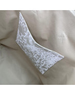 Sac cabas maxi Lucette, "Calédonie" blanc