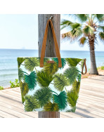 Sac cabas maxi Lucette, "Palmier"