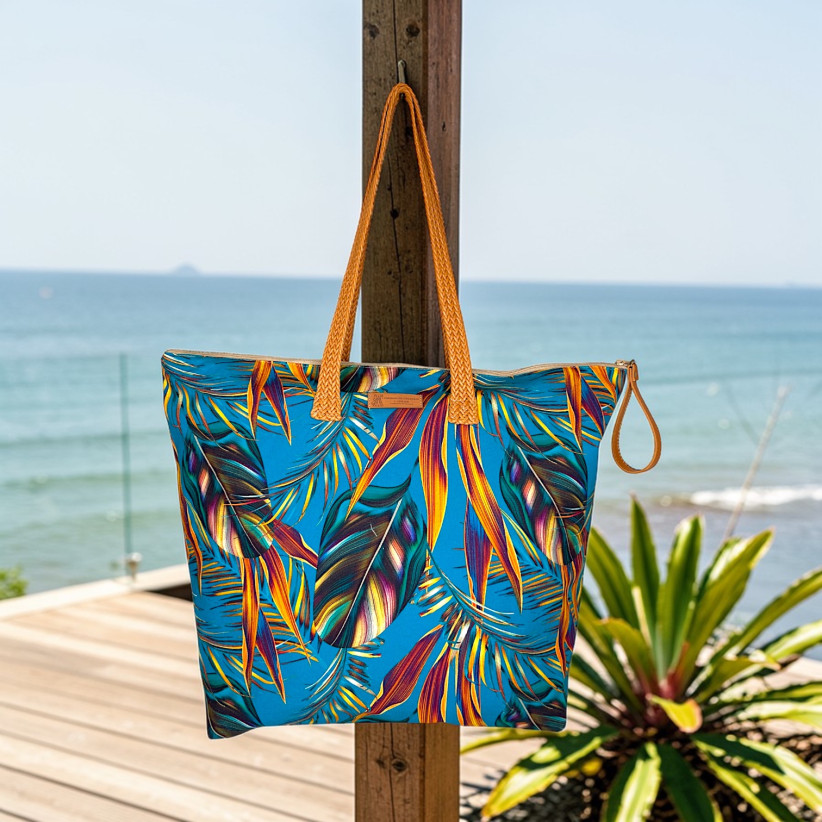 Sac cabas maxi Lucette, "Guadeloupe"