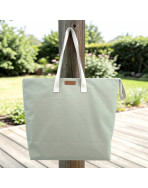 Sac cabas maxi Lucette, "Brooklyn" écru