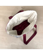 Sac de plage, "Zebra" fuchsia