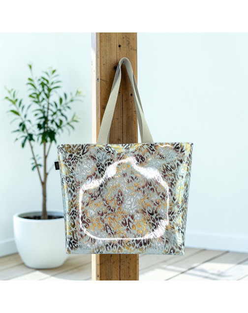 Sac de plage M, "Savannah" blanc