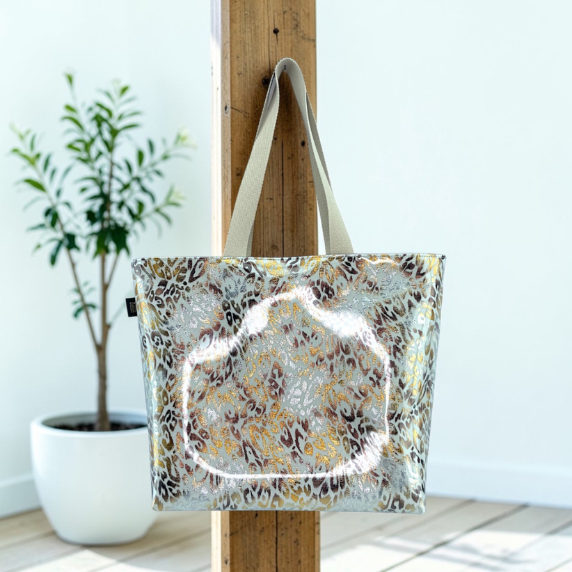 Sac de plage M, "Savannah" blanc