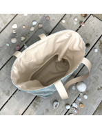 Sac de plage M, "Calédonie" céladon