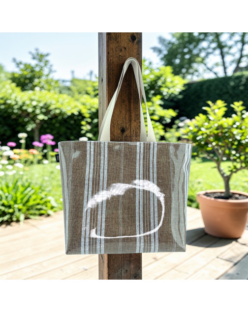 Sac de plage M, "Bayadère"