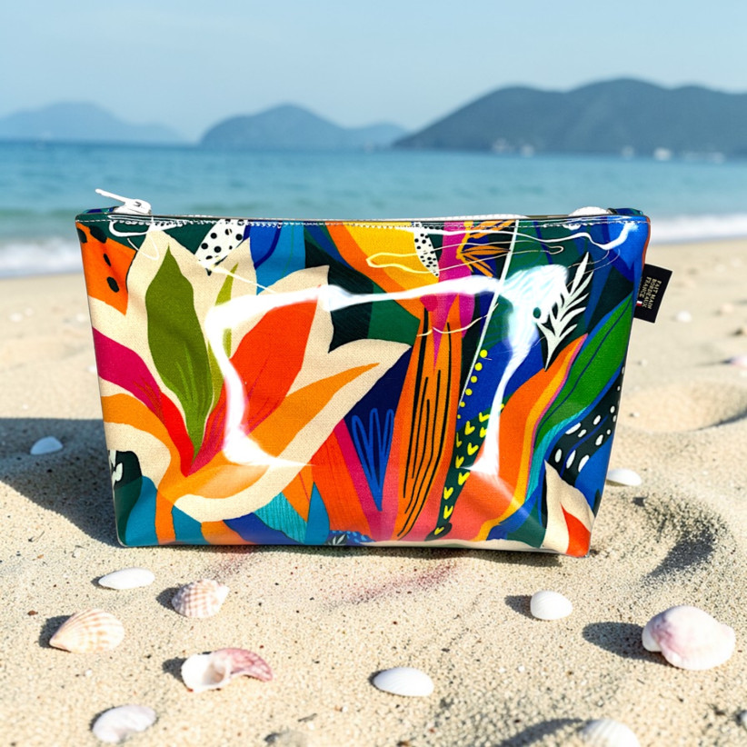 Pochette de plage, "St Barth"